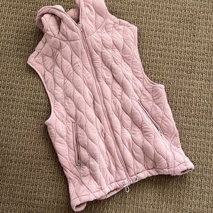 Free people Dream Big Quilted Vest - Muted Pink